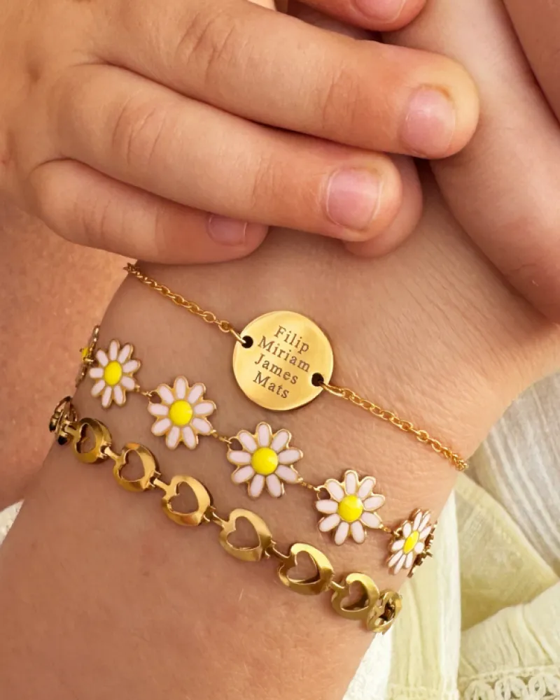 Finaste Amour armband goudkleurig Hot