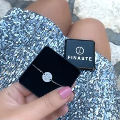 Finaste Armband 3 initialen met mini muntje Online