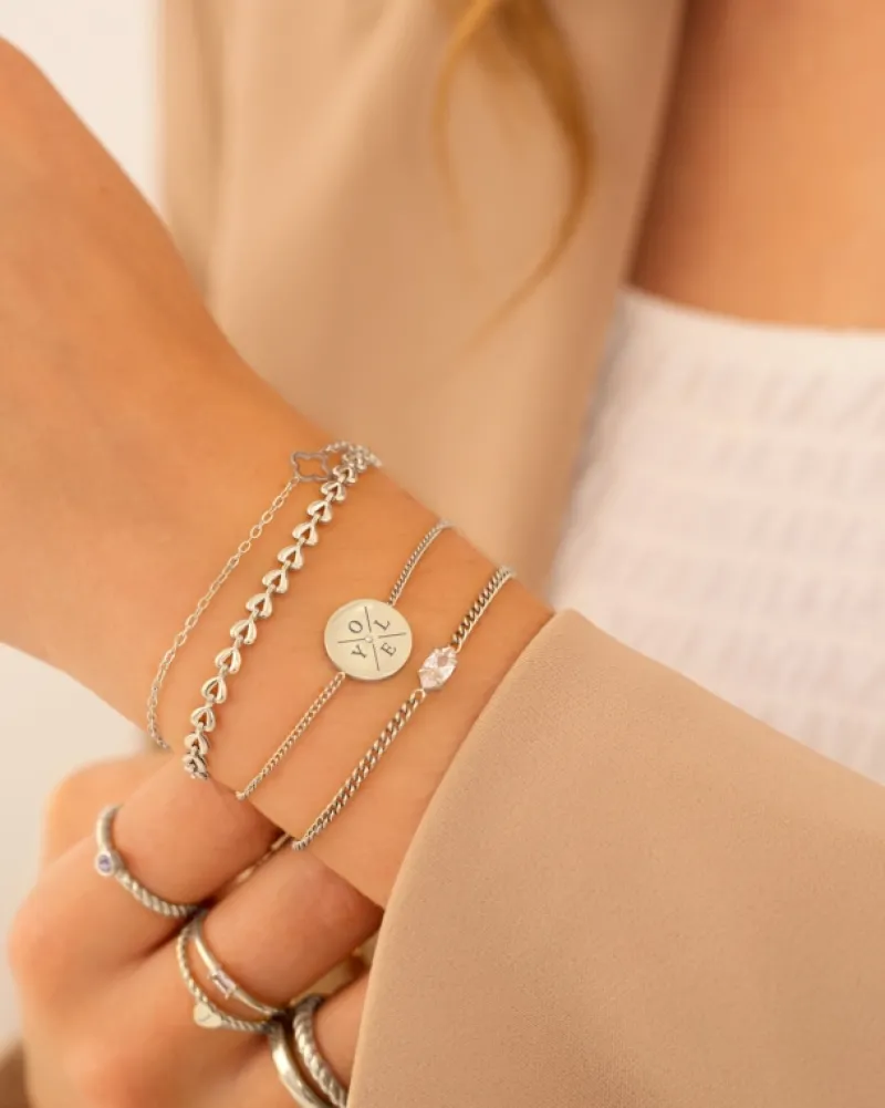 Finaste Armband 4 initials exclusive Hot