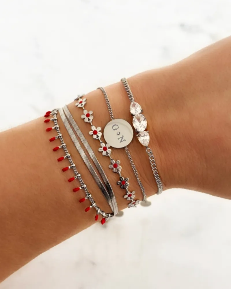Finaste Armband 2 initials exclusive Online