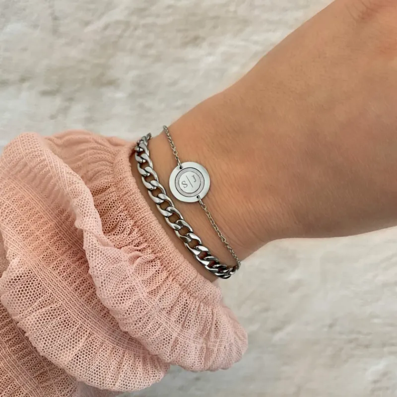 Finaste Armband 2 initials luxury Sale