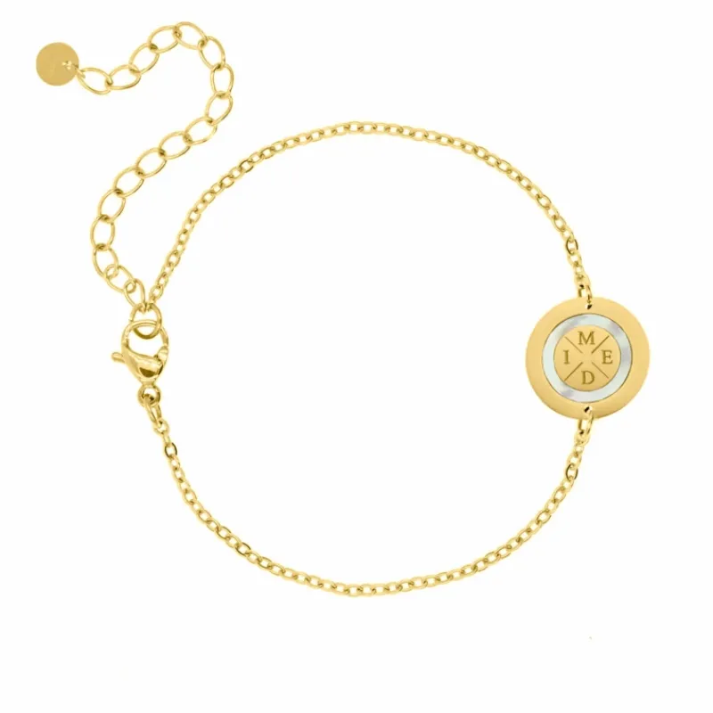 Finaste Armband 4 initials luxury kleur goud Fashion