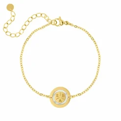Finaste Armband 3 initials luxury kleur goud Clearance
