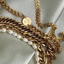 Finaste Armband blaadjes goud kleurig Discount
