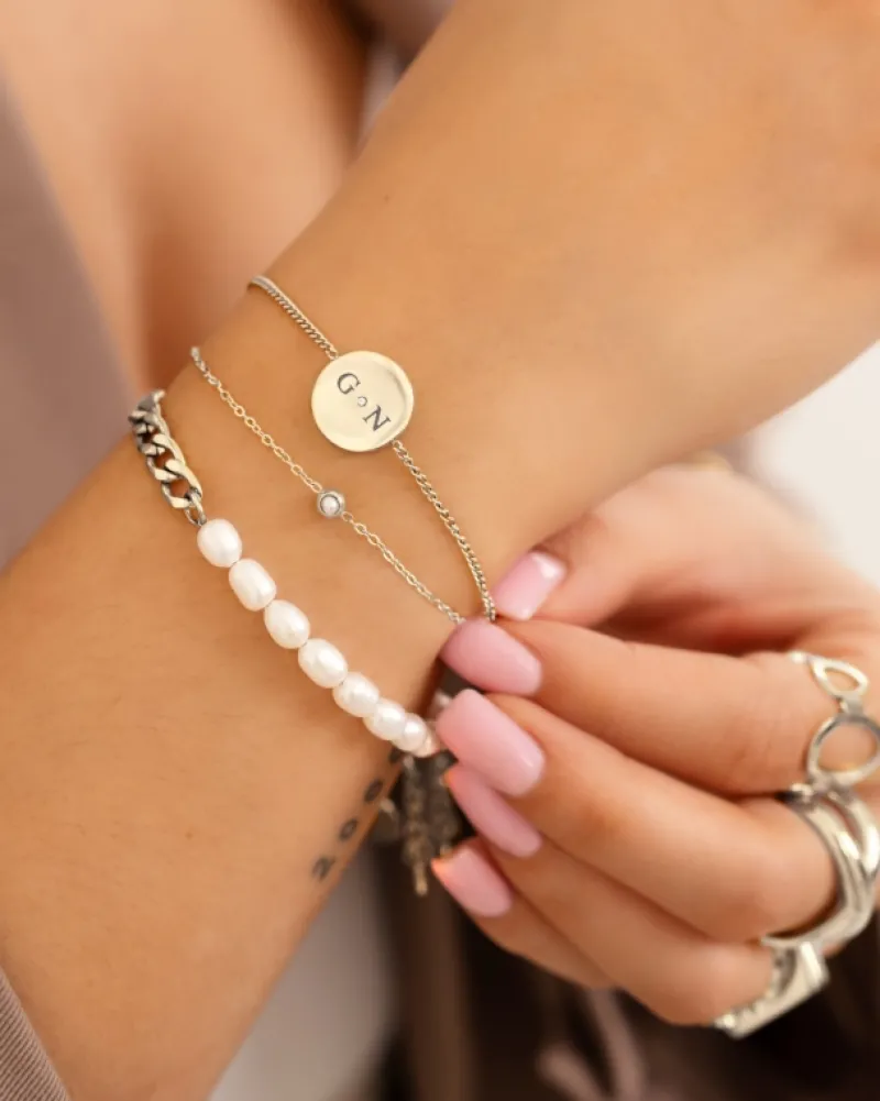 Finaste Armband Chain & Pearl Hot