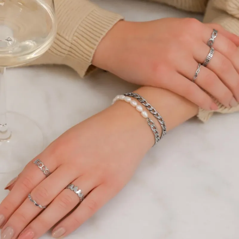 Finaste Armband Chain & Pearl Hot