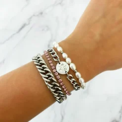 Finaste Armband Chunky 3 initials Fashion