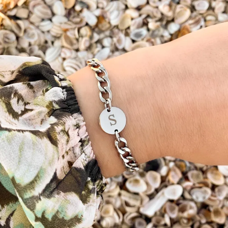 Finaste Armband Chunky Initial Best