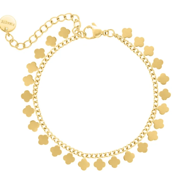 Finaste Armband Little Clovers goudkleurig Hot