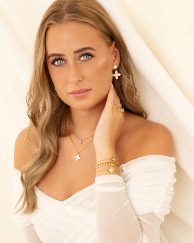Finaste Armband Little Clovers goudkleurig Hot