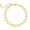 Finaste Armband little hearts goudkleurig Sale