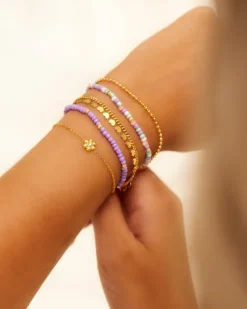 Finaste Armband little hearts goudkleurig Sale