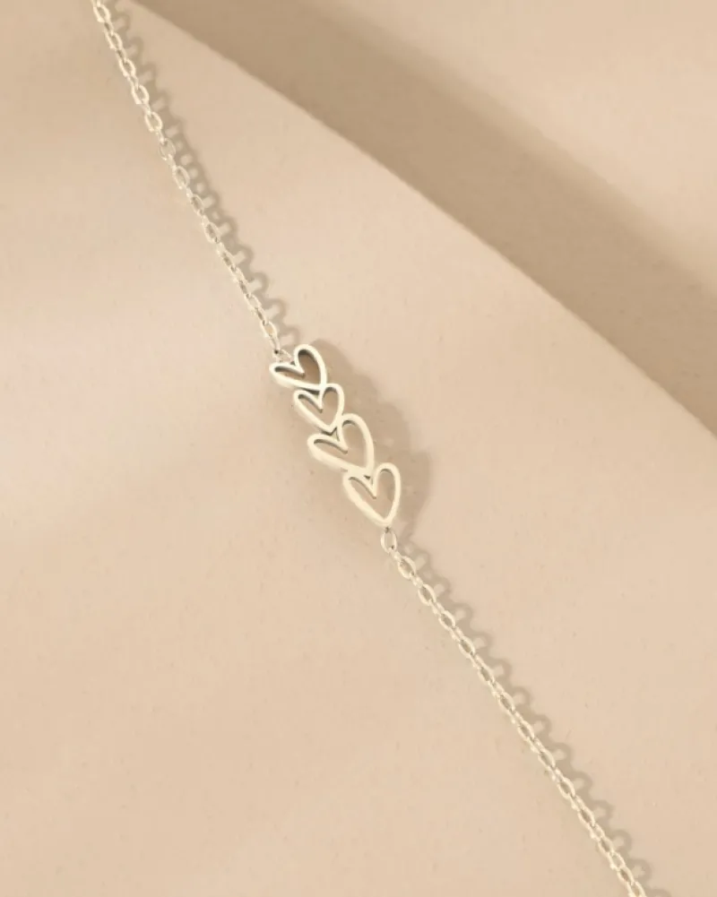 Finaste Armband love hearts Clearance