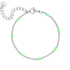 Finaste Armband Met Bolletjes groen Sale