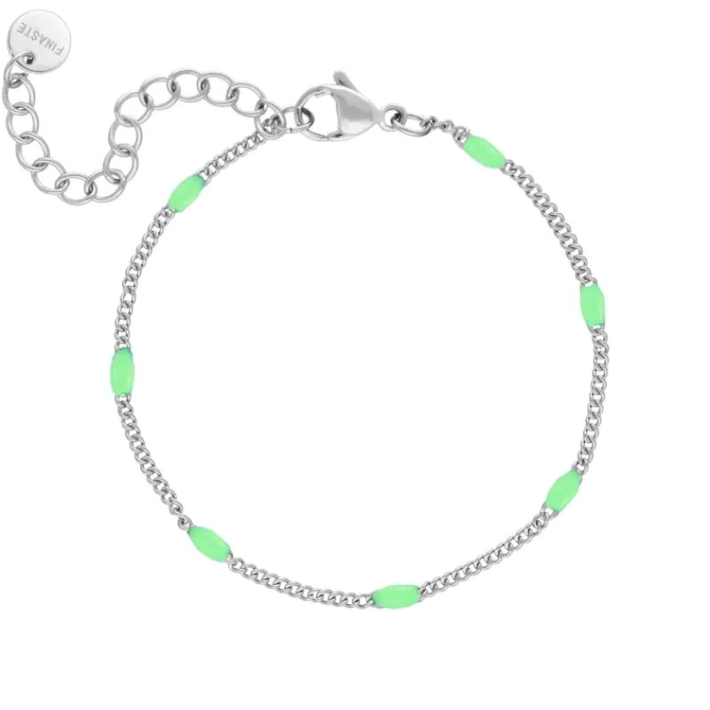 Finaste Armband Met Bolletjes groen Sale