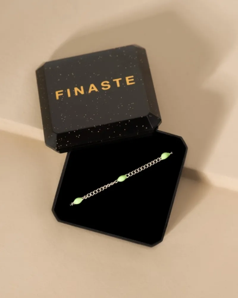 Finaste Armband Met Bolletjes groen Sale