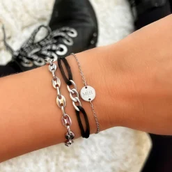 Finaste Armband met chunky chains Sale