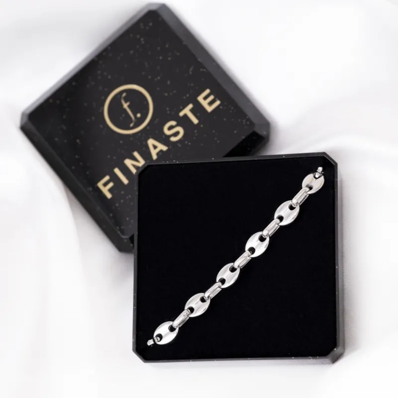 Finaste Armband met chunky chains Sale