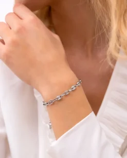 Finaste Armband met chunky chains Sale