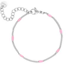 Finaste Armband Met Roze Bolletjes Outlet
