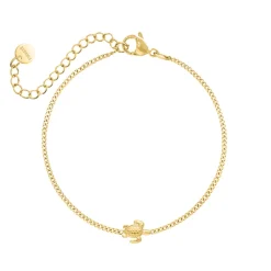 Finaste Armband met schildpad goudkleurig Fashion