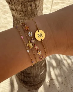 Finaste Armband met schildpad goudkleurig Fashion