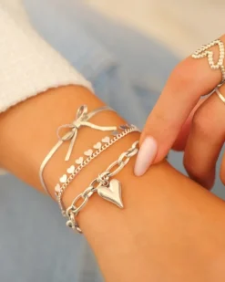 Finaste Armband met trending strikje Clearance
