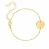 Finaste Armband Met Vier Initialen Goud Kleurig Outlet