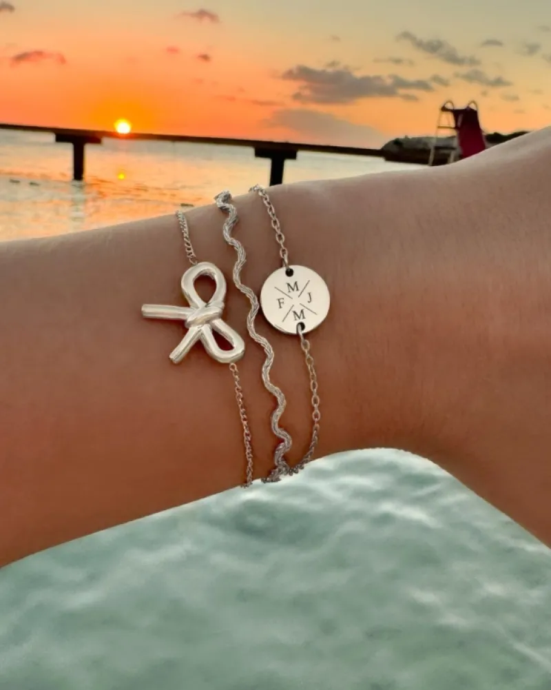 Finaste Armband Met Vier Initialen Clearance