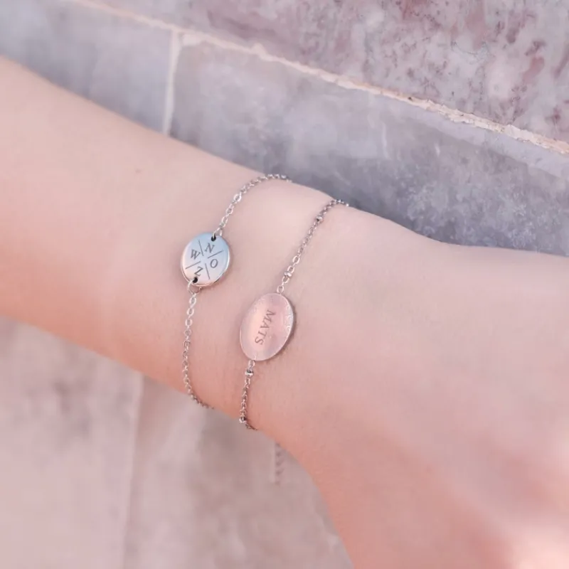 Finaste Armband Met Vier Initialen Clearance