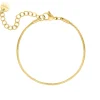 Finaste Armband mini snake chain goudkleurig Sale