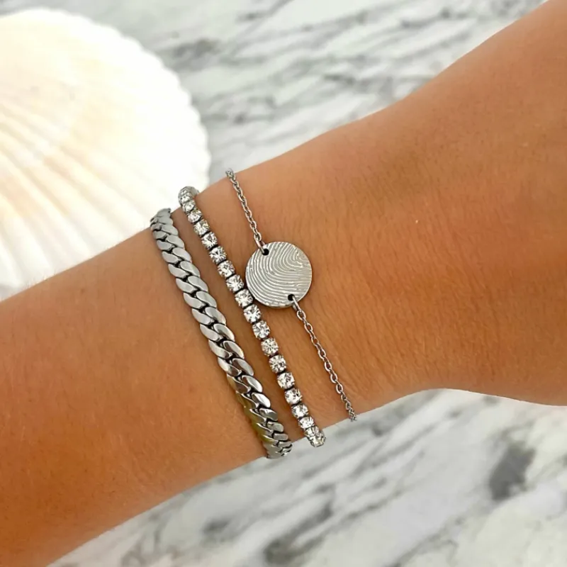 Finaste Armband platte chain Outlet