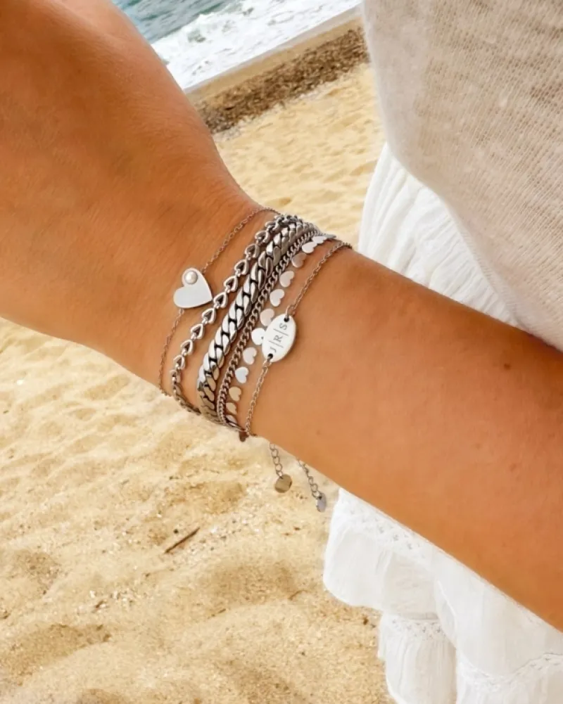 Finaste Armband platte chain Outlet