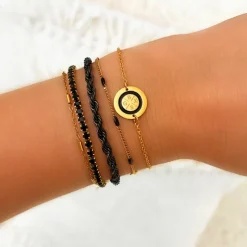 Finaste Armband Schakeltjes Mix Goudkleurig Best