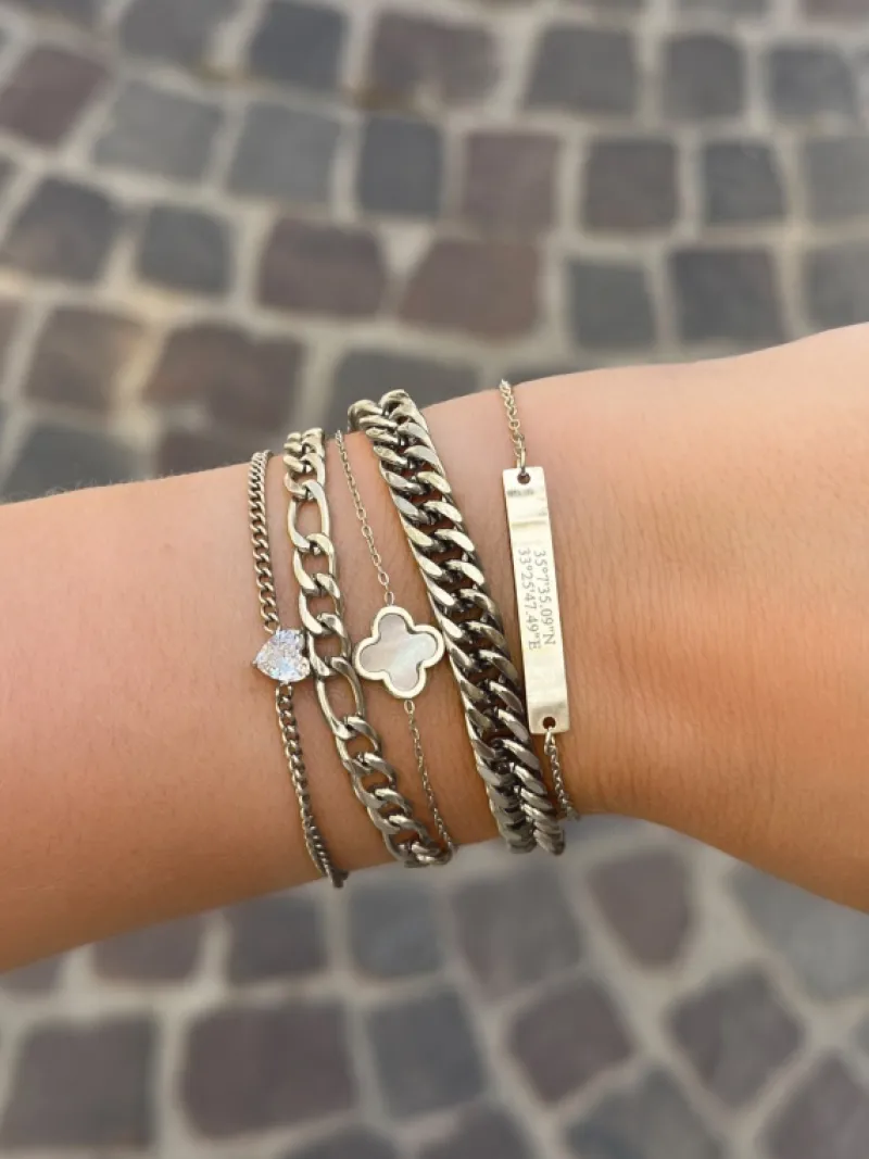Finaste Armband sparkle heart Hot