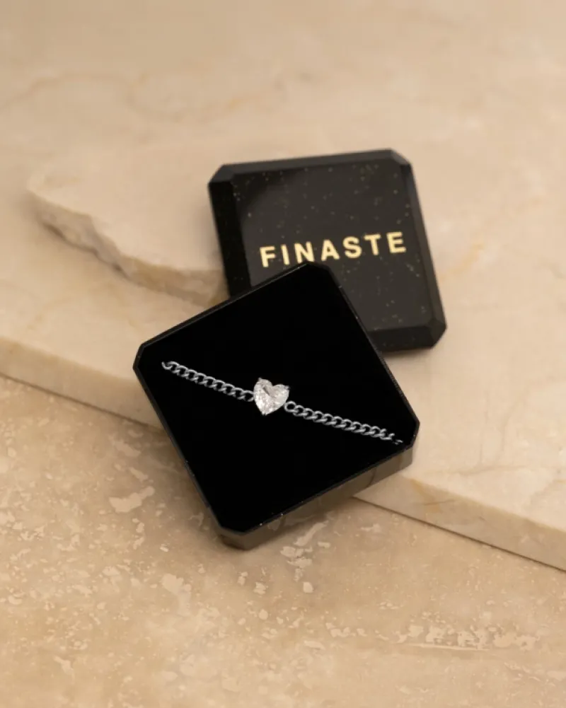 Finaste Armband sparkle heart Hot