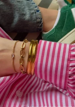 Finaste Armband sparkle marquise goldplated Online