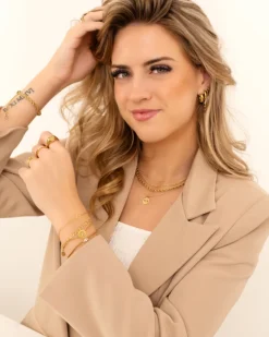 Finaste Armband sparkle marquise goldplated Online