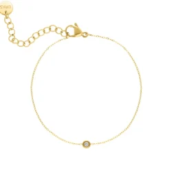 Finaste Armband sparkle stone goudkleurig Best