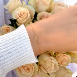 Finaste Armband sparkle stone goudkleurig Best