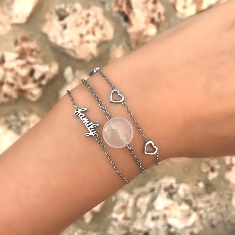 Finaste Armband Steen Wit Outlet