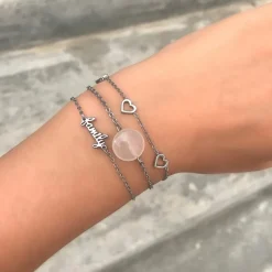 Finaste Armband Steen Wit Outlet