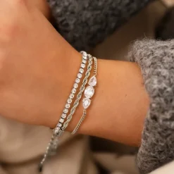Finaste Armband triple crystals New
