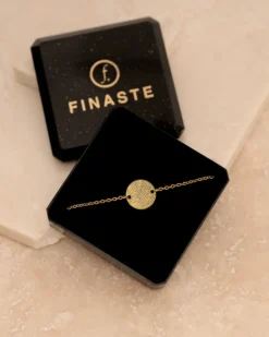 Finaste Armband vingerafdruk goud kleurig Sale