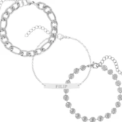 Finaste Armparty Personaliseren Kleur Zilver Fashion