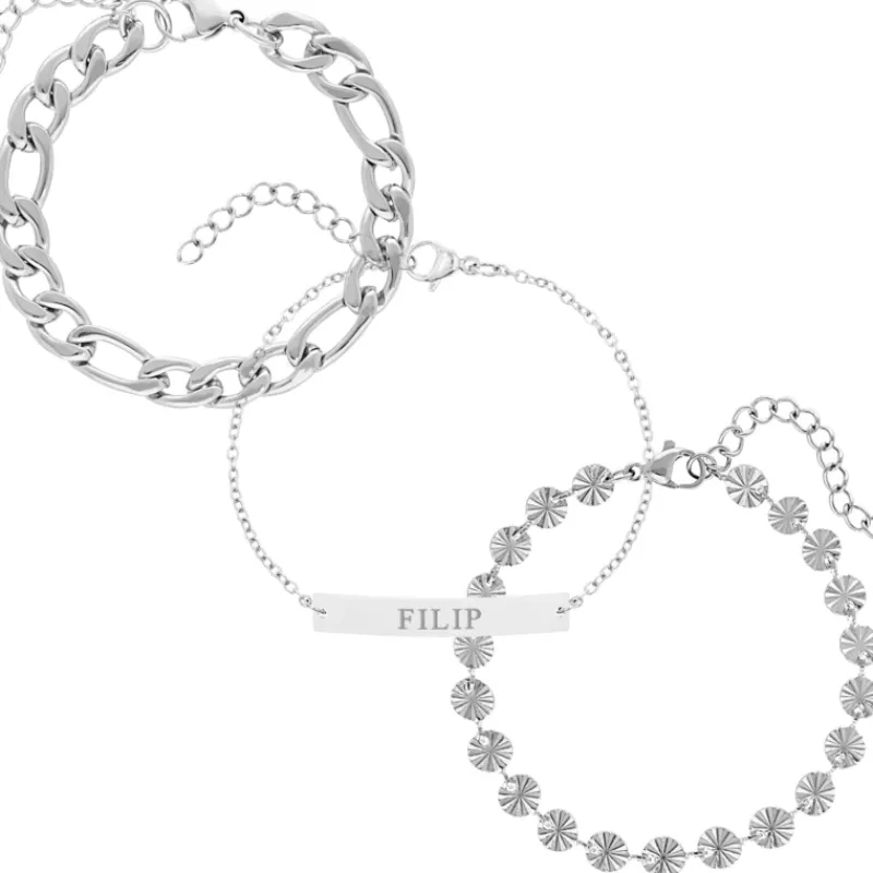 Finaste Armparty Personaliseren Kleur Zilver Fashion