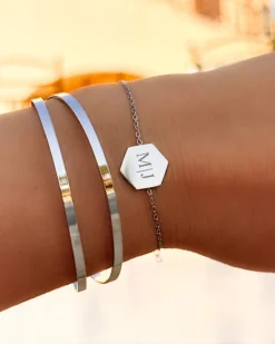 Finaste Bangle armparty met initialen Fashion