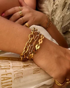 Finaste Bangle bold chain goudkleurig Sale