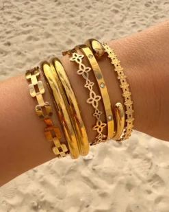 Finaste Bangle bold chain goudkleurig Sale