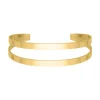 Finaste Bangle dubbel goudkleurig Clearance
